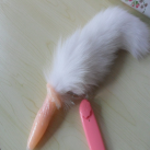 Анальная пробка. Силикон. Вибрационный.С хвостом. photo 6