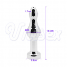 Анальная пробка 3в1 из металлическими вставками Sexyland photo 4