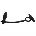 Двойной вибрационный массажер простаты с эрекционным кольцом photo 2