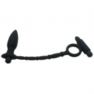 Двойной вибрационный массажер простаты с эрекционным кольцом photo 3