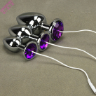 Анальная пробка. Нержавеющая сталь. С подключением к электростимулятору. photo 5