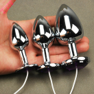 Анальная пробка. Нержавеющая сталь. С подключением к электростимулятору. photo 2