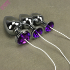 Анальная пробка. Нержавеющая сталь. С подключением к электростимулятору. photo 6