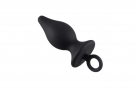 Черная анальная пробка Butt Plug photo 6