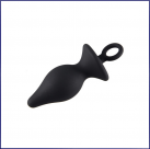 Черная анальная пробка Butt Plug photo 2