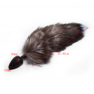 Анальная пробка с хвостом, L размер  photo 1