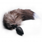 Анальная пробка с хвостом, L размер  photo 2