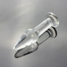 Хрустальный анальный плагин 3*12 см  photo 6