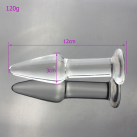 Хрустальный анальный плагин 3*12 см  photo 2