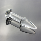 Хрустальный анальный плагин 3*12 см  photo 3