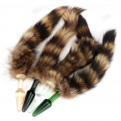 Анальная пробка IKOKY из стекла с хвостом photo 6