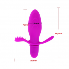 Розовый вибрационный анальнй плагин photo 3