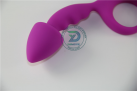 Силіконовий анальний стимулятор з кільцем photo 4