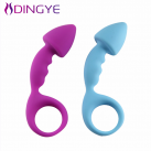 Силіконовий анальний стимулятор з кільцем photo 2