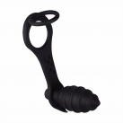 Силиконовый массажер простаты с кольцом и вибрацией photo 2