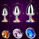 Анальная пробка из нержавеющей стали 92 г photo 3