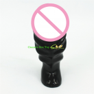 Черный анальный фаллоимитатор на присоске photo 3