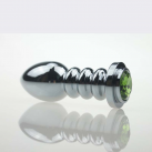 Анальная пробка металлическая спиральная photo 1