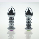 Анальная пробка металлическая спиральная photo 3