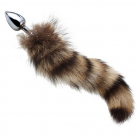 Анальная пробка с хвостом енота photo 2