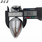 Анальная пробка металлическая ZCZ  photo 6