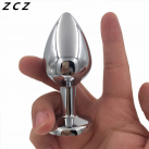 Анальная пробка металлическая ZCZ  photo 2