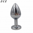 Анальная пробка металлическая ZCZ  photo 3