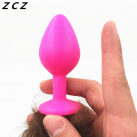 Анальная пробка. Силикон. С хвостом. photo 6