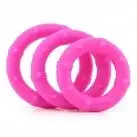 Набор колец эрекционных POSH SILICONE RINGS PINK photo 1
