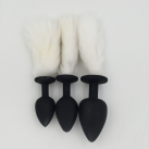 Черные силиконовые анальные пробки Zcz - 3 шт./лот  photo 2