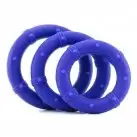 Набор колец эрекционных POSH SILICONE RINGS PURPLE photo 1