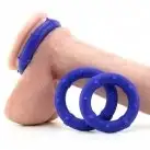 Набор колец эрекционных POSH SILICONE RINGS PURPLE photo 2