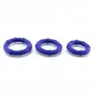 Набор колец эрекционных POSH SILICONE RINGS PURPLE photo 3