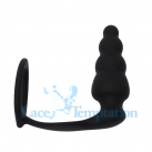 Силиконовый массажер простаты с кольцом Toysdance photo 4