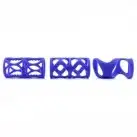 Набор эрекционных насадок POSH SILICONE CAGES PURPLE photo 2