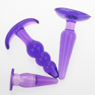 Анальная пробка. Силикон. 3 шт. photo 2