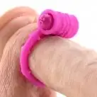 Эрекционная вибронасадка POSH SILICONE VIBRO RING PINK photo 2