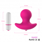 Мини анальная пробка CRDC с вибрацией, водонепроницаемая photo 3