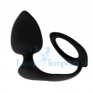 Массажер простаты. С кольцом. Силикон. photo 2