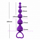 Анальні кульки. Силікон. photo 6