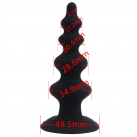 Анальная пробка. Шарики. Силикон. photo 1