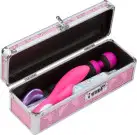 Кейс для зберігання секс-іграшок BMS Factory - The Toy Chest Lokable Vibrator Case Pink з кодовим за photo 5
