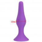 Силиконовая анальная пробка  photo 1