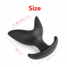 Мягкий Черный Силиконовый Анальный Плагин photo 3