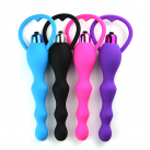 Водонепроницаемый силиконовый анальный вибратор photo 2