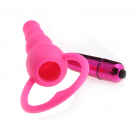 Водонепроницаемый силиконовый анальный вибратор photo 6