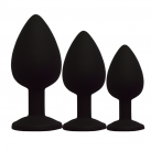 Анальний корок. Силікон. 3 шт. photo 4