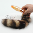 Анальная пробка. С хвостом. 10 см. photo 1