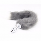 Анальная пробка "Серный лисий хвост" Butt Plug photo 2