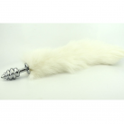 Анальний корок. Метал. З хвостом. photo 1